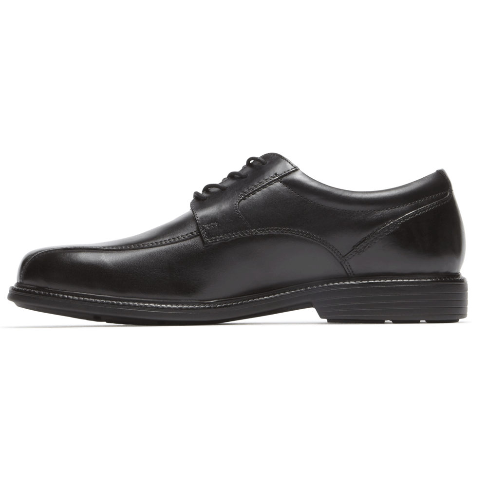 Oxfords Rockport Homem Pretas - Charles Road Bike Toe - 19762CTPQ